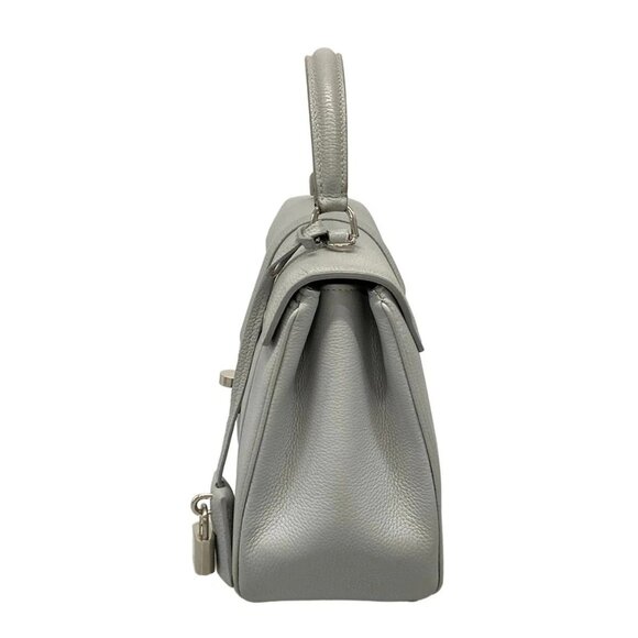 CELINE 16 (Sez) Light gray Leather Handbag - Picture 8 of 15